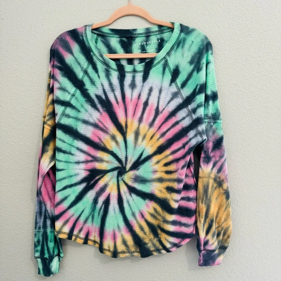 Aeropostale Long Sleeve Tie‎ Dye Thermal Size Small - Picture 2 of 9